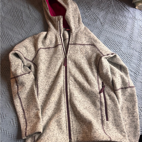 Nordic brand fleece size small Zip-Up Jacket with Pink Lining - Picture 7 of 7